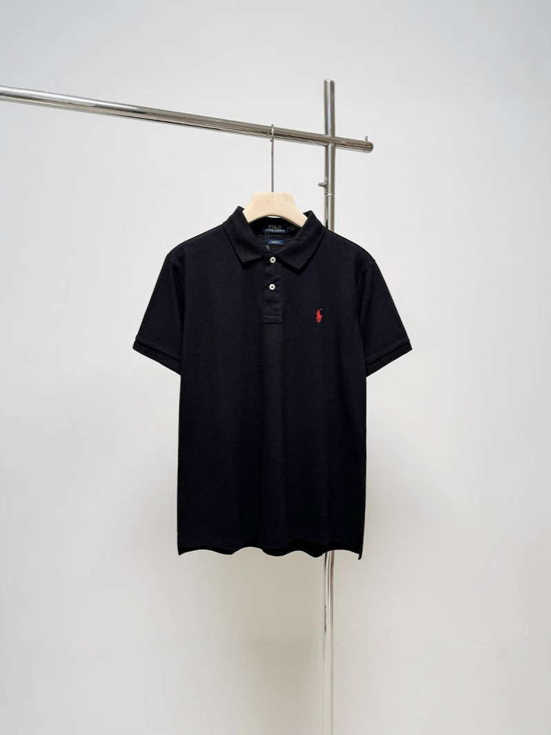 Foreign Trade Paul Rl Ralph Lauren Classic Polo Shirt Embroidered Lapel Men's New Style Affordable European Goods Cross-Border Short-Sleeve