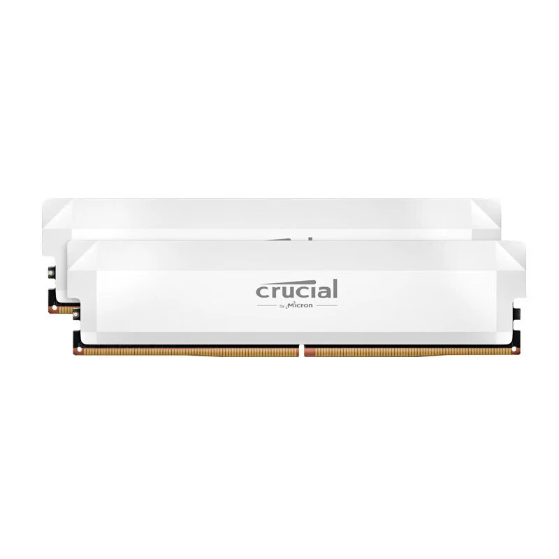 DDR5 Crucial 6000 Pro память, 32 ГБ (16 ГБ ×2), Micron DRAM, оптимизирована по задержкам