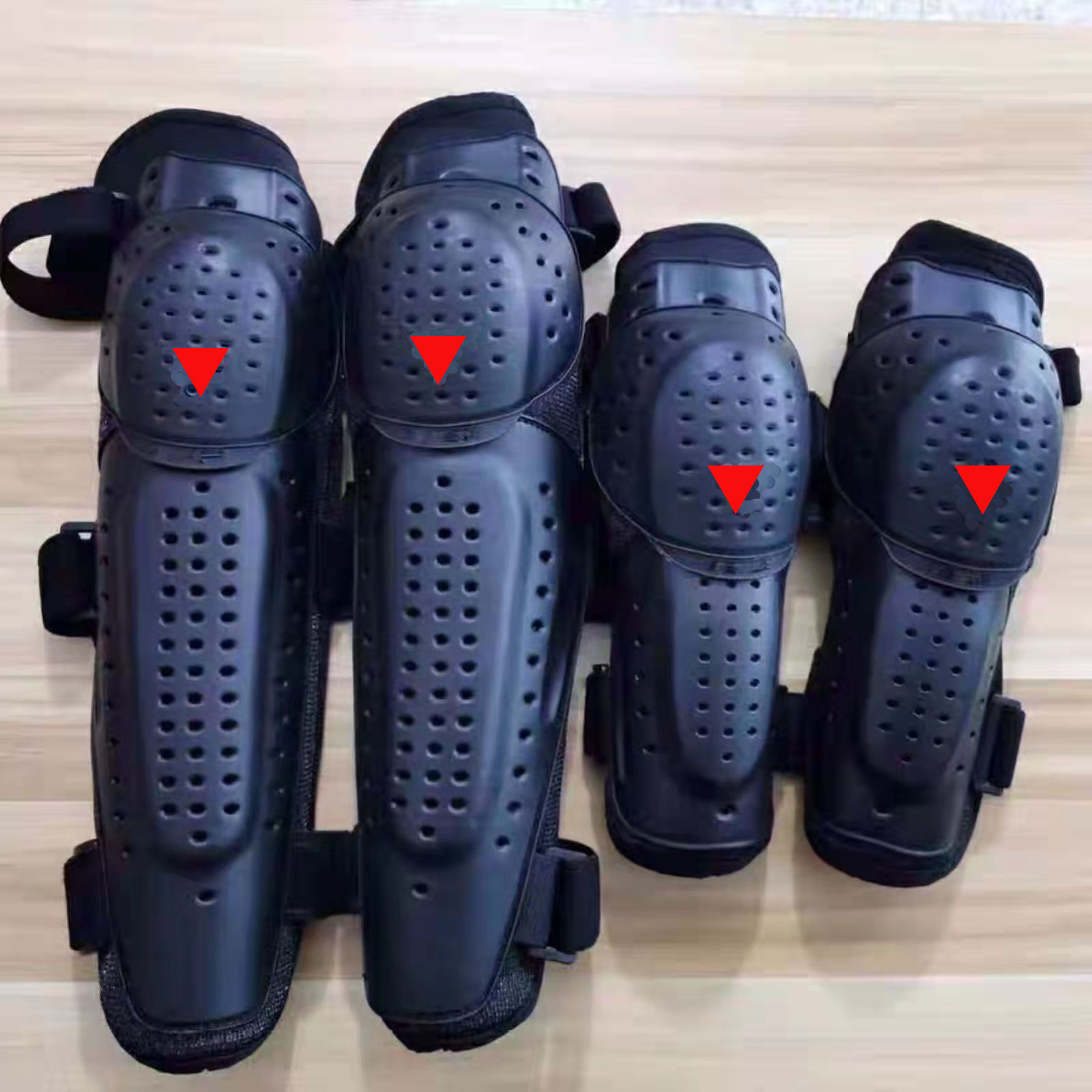 Motocicleta motocicleta Knight anti-caída rodillera codo pad montar equipo protector pierna guardia Caballero equipo