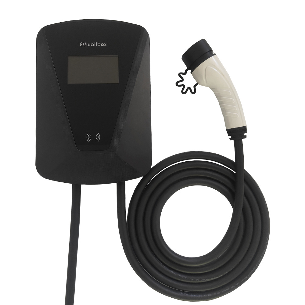 欧标7KW/11KW新能源电动汽车充电桩22KW智能壁挂交流充电桩