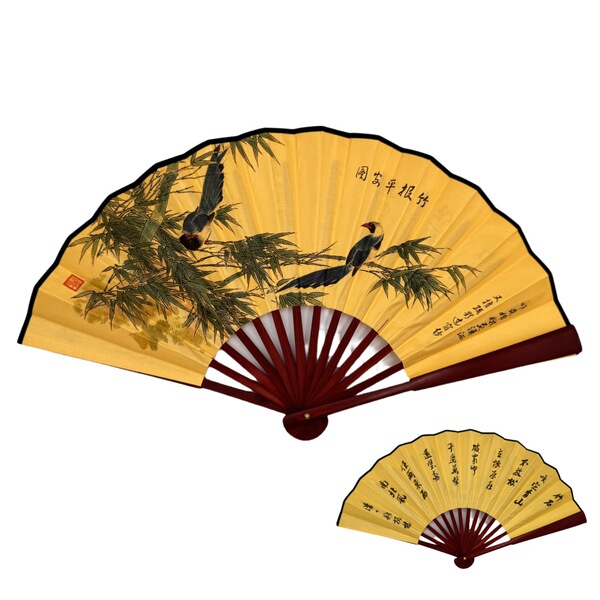 Chinese style 8-inch folding fan scenic spot best selling crafts…