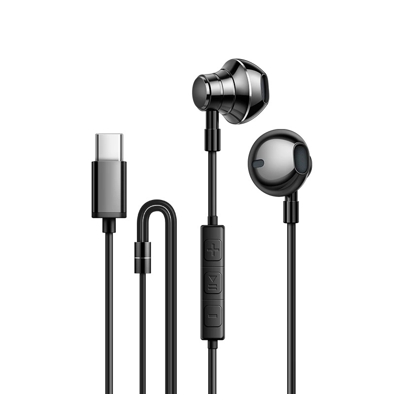 V5 Ear-in-C все металлические тяжелые басы и Android умное управление линией вызовами с пшеничными наушниками проводными наушниками