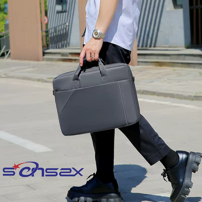 2025新款牛津布手提笔记本电脑包16寸高颜值防摔大容量商务公文包