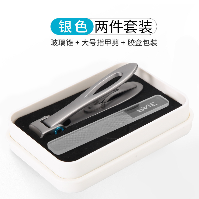 Cortaúñas de apertura grande Cortaúñas de fundición a presión en polvo Cortador de uñas de pies grueso y duro Cortaúñas de acero inoxidable para adultos grandes