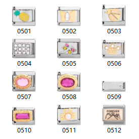 Module of Your Choice Welding Dragonfly Crab Pineapple Italian Bracelet DIY Best Friend Privacy Gift Planet