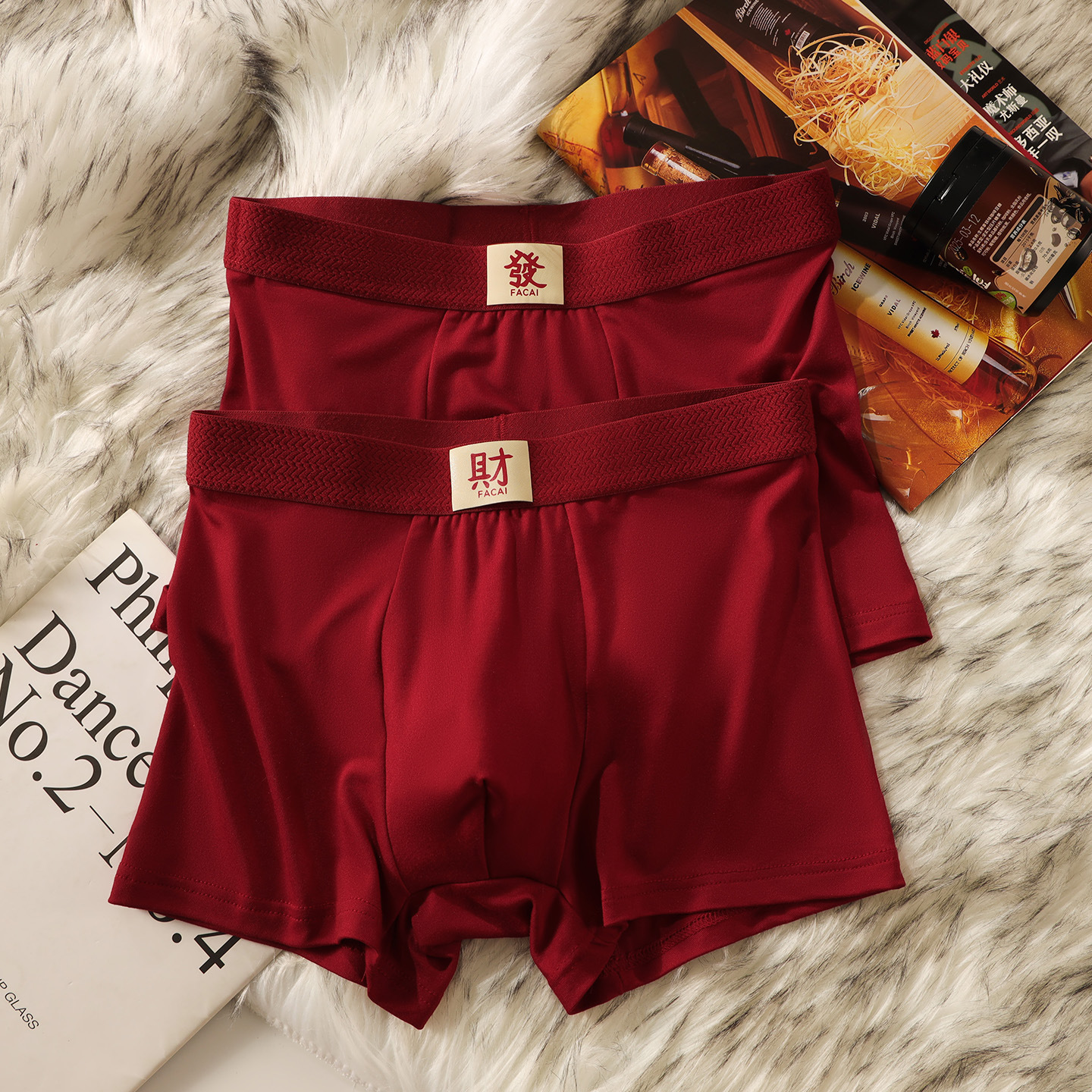 Pantalones rojas deportivas masculinas antibacterianas de alta calidad para hombres, pantalones cortos de ángulo plano para hombres, pantalones de hombre