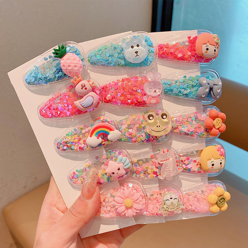 Bebé súper lindo clip tocado fruta de los niños pequeño clip horquilla rota de la niña linda verano Bangs horquilla accesorios para el cabello