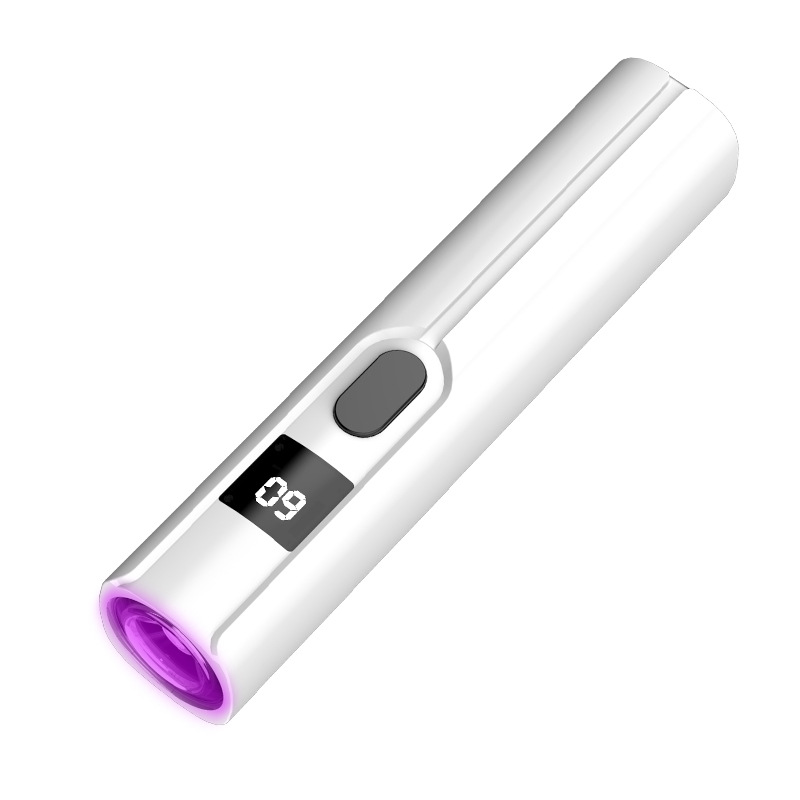 Lámpara de manicura LCD pequeña mini portátil fototerapia esmalte de uñas rápida lámpara seca no oscura para el hogar