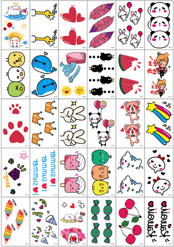 Flag tattoo stickers, sports games cheers and support, patriotic face painting stickers, Chinese red 30 sheets, no duplicates