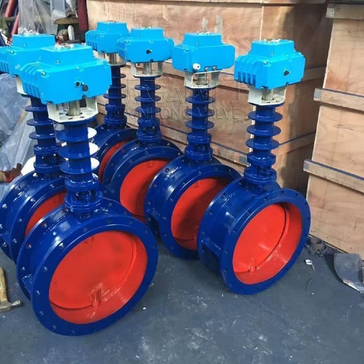 D941W电动高性能蝶阀 气动 低温 双向压 法兰 欣弘阀门