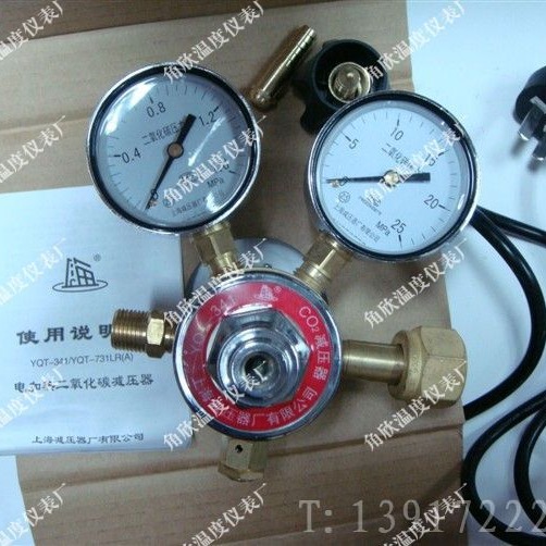 YQT-341(220V)/二氧化碳减压器/二氧化碳减压阀不锈钢隔膜减压阀