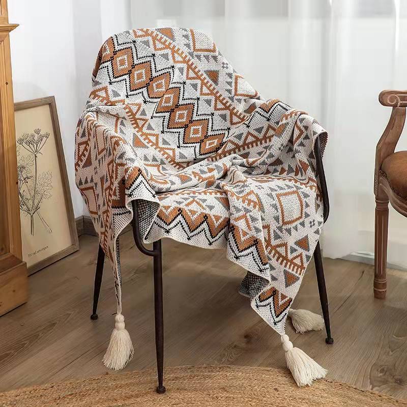 Knitted sofa for sleep, children's duvet, increased thickness, boho style