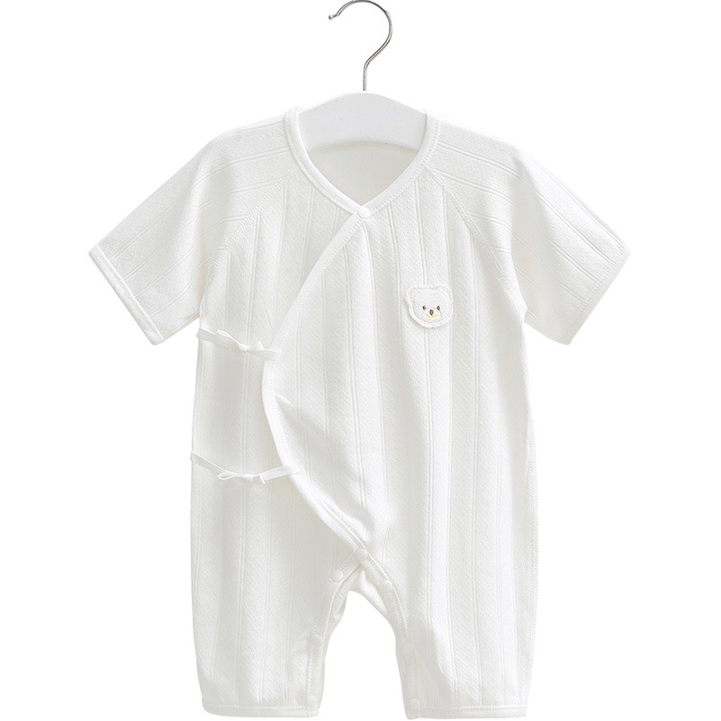 Mono para bebé recién nacido, pijama de verano de manga corta, ropa fina, ropa de verano para hombres y mujeres, ropa de bebé