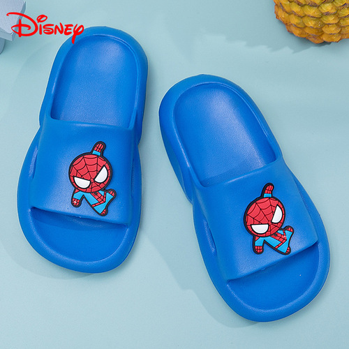 Disney Children's Slippers Summer Boys Indoor Non-slip Cartoon Bathroom Shower Slippers Can Be Worn Outside Children's Beach Shoes