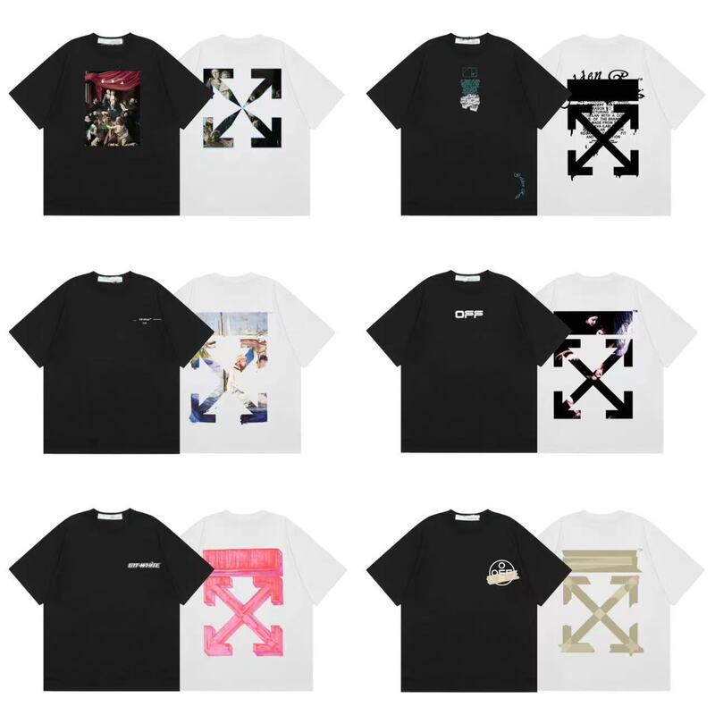 In-Stock, Instant Delivery 2024 Summer New Off-White High-Quality Unisex T-Shirt with Printed Short Sleeves In-Stock, Instant Delivery 2024 Summer New Off-White High-Quality Unisex T-Shirt with Printed Short Sleeves