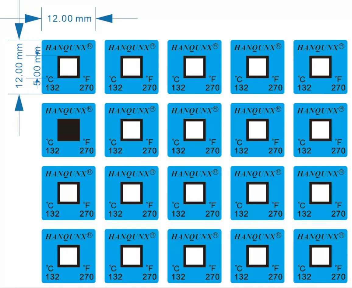 HWDJ-132 бумага для измерения температуры с изменением цвета группа Han необратимый патч для измерения температуры индикатор температуры изменение цвета ручка чувствительная к температуре полоса
