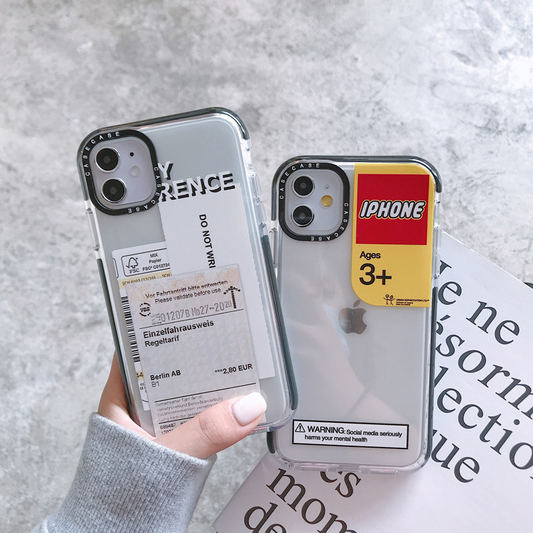 Two-color TPU phone case for iPhone 16 Pro camera letter new pattern typing phone case