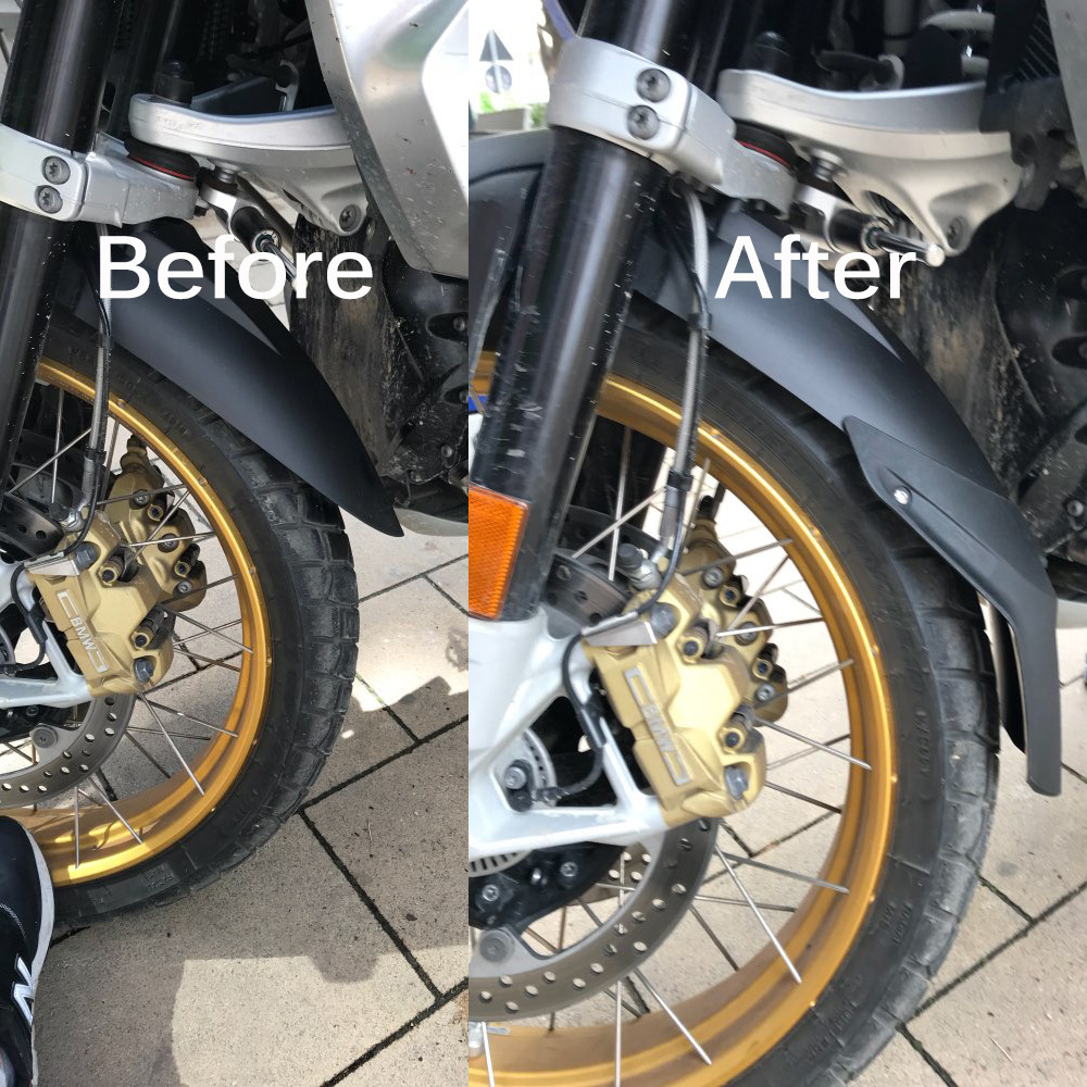 Suitable for BMW R1250GS/ADV R1200GS LC waterbird ADV modified front and rear fender extended mud tile
