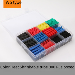 800pcs heat shrinkable tube boxed insulating flame retardant thermal color heat shrinkable tube set combination manufacturer direct supply ebay supply