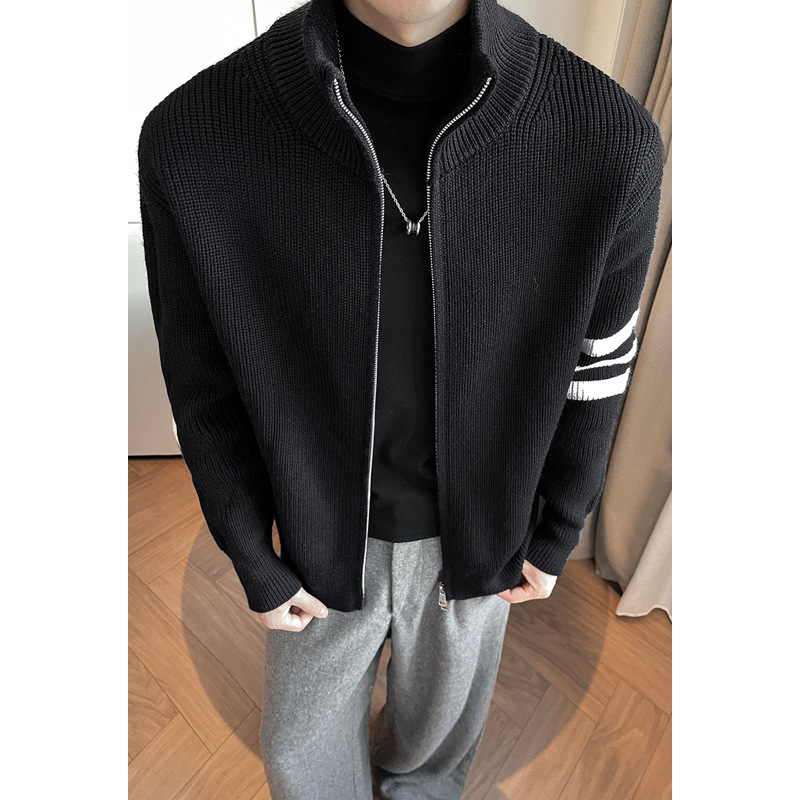2026 Autumn New Arrival Hong Kong Style Plus Size Striped Cardigan Sweater M-5X JM26870-TeP39 2026 Autumn New Arrival Hong Kong Style Plus Size Striped Cardigan Sweater M-5X JM26870-TeP39