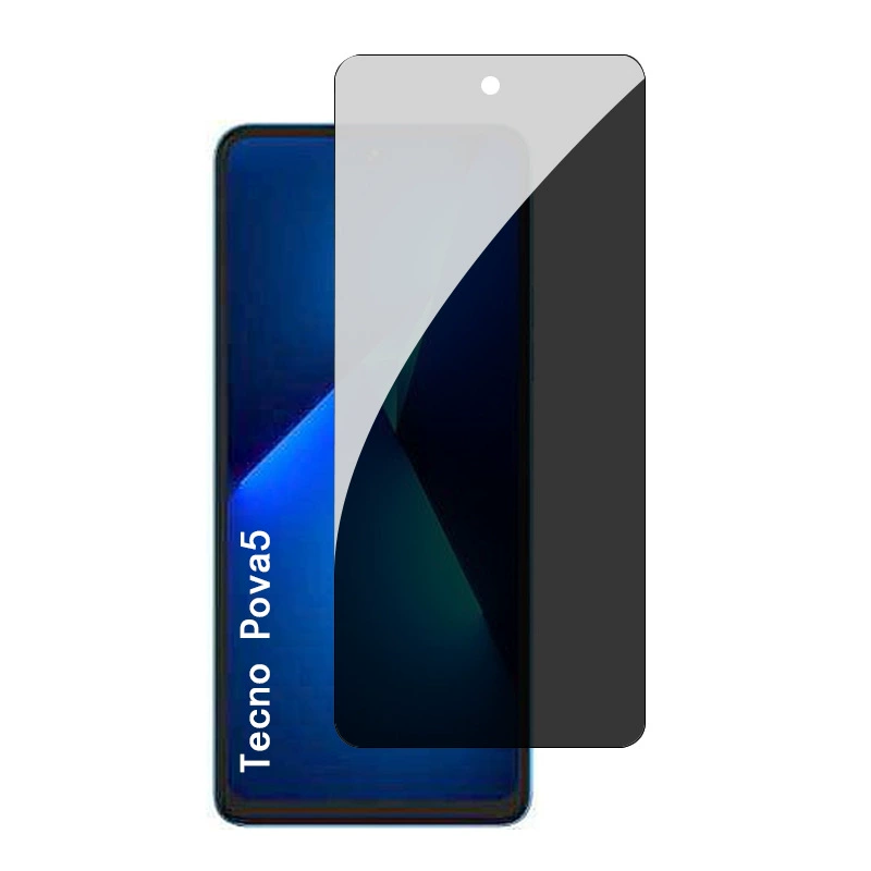 Подходит для TECNO POVA6 защитная пленка с закаленным стеклом 30 градусов антишпион TECNO POVA6 Neo полупрозрачная защитная пленка
