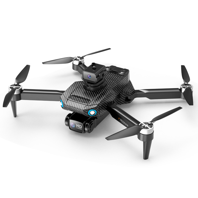P8 fibra de carbono HD fotografía aérea UAV sin escobillas de cuatro ejes aviones posicionamiento GPS 540 ° evitación de obstáculos aviones de control remoto