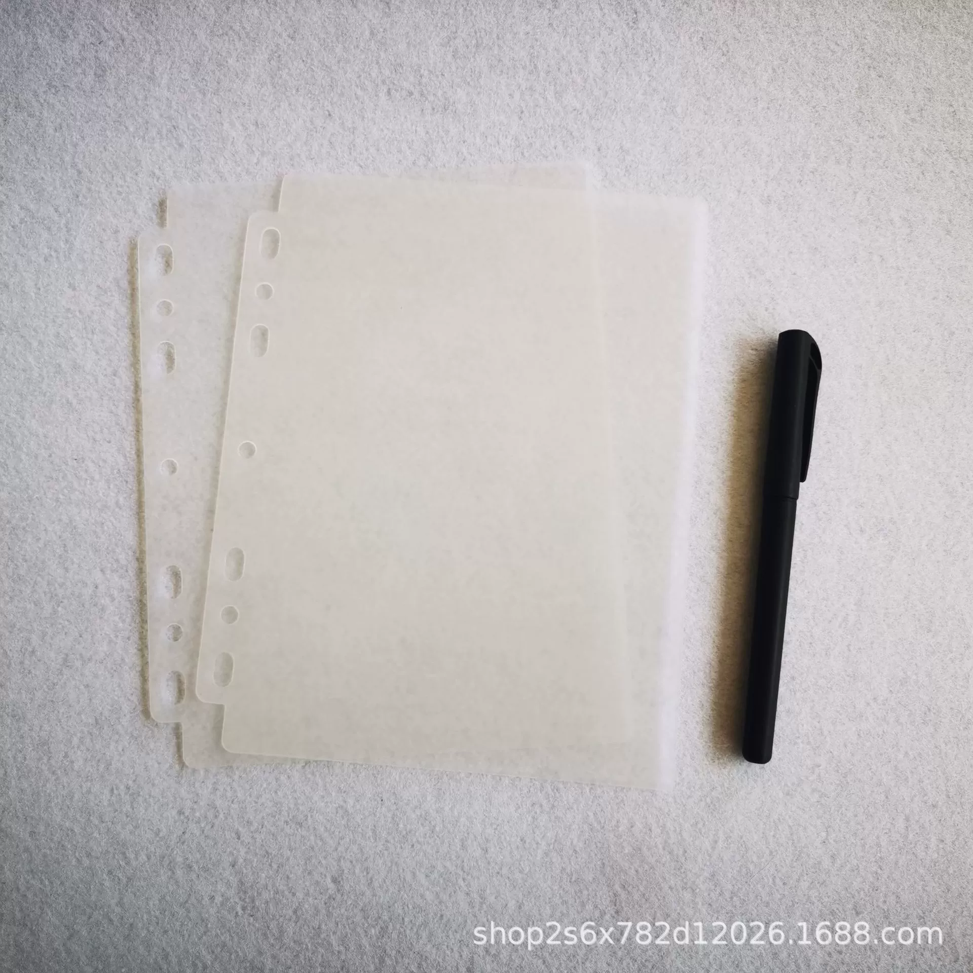 Блокнот размера A5 с ручной росписью пластиковый сепаратор PP