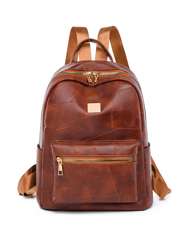 Mochila de gran capacidad para mujer 2024 nueva versión coreana de cuero suave ligero para mujer mochila de viaje de ocio de moda