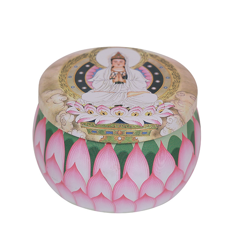 Bendición Buda adoración palabra Xizanga vela de aromaterapia buscando riqueza y mostrando palabras que desean adorar a Buda antes de rezar Lámpara de mantequilla Vela de adoración de Buda al por mayor