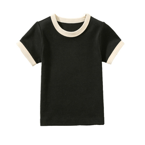 Brands Children's Short Sleeve T-shirt for Boys and Girls, Infants Summer Plain Half Sleeve Children's T-shirts, Baby Short Sleeve Wholesale