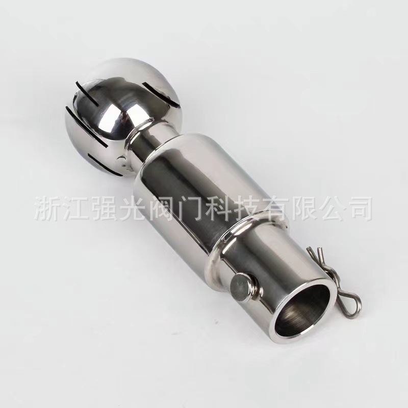 卫生级，不锈钢，食品级，旋转清洗球，插销，固定式，304/316L