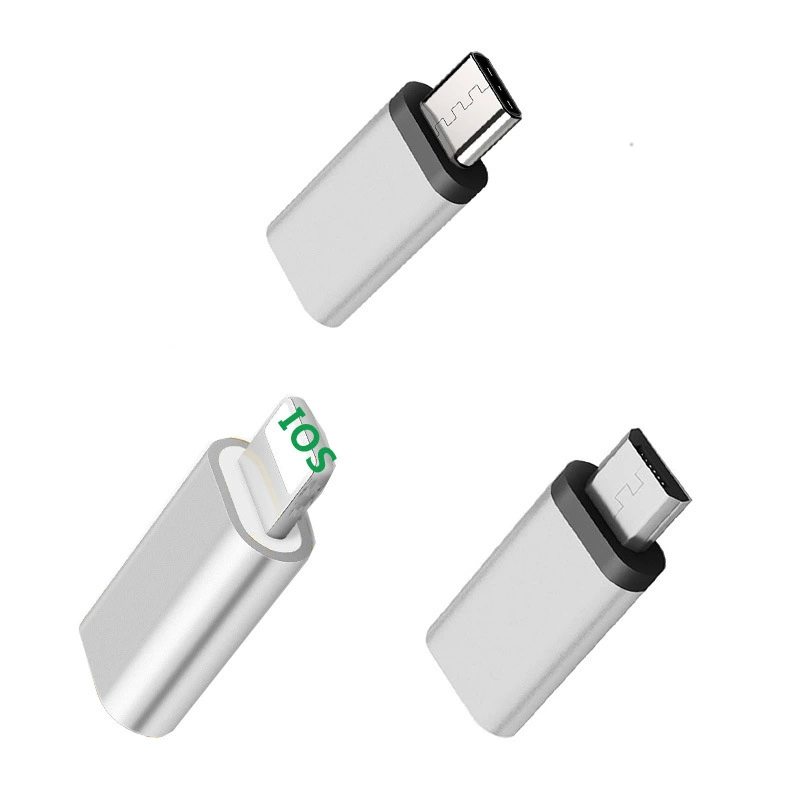 Переходник Type-C (гнездо) вращающийся, USBC на USB A (гнездо) — для Android телефона, чехол для USB-накопителя