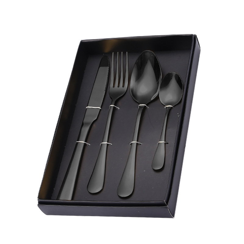 블랙티스푼 4종세트(블랙박스)