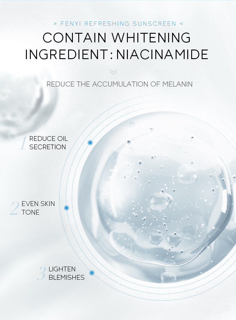 Wholesale of cross-border skin care products fenyi Refreshing sunscreen 50g Hydrating and Moisturizing Primer undefined