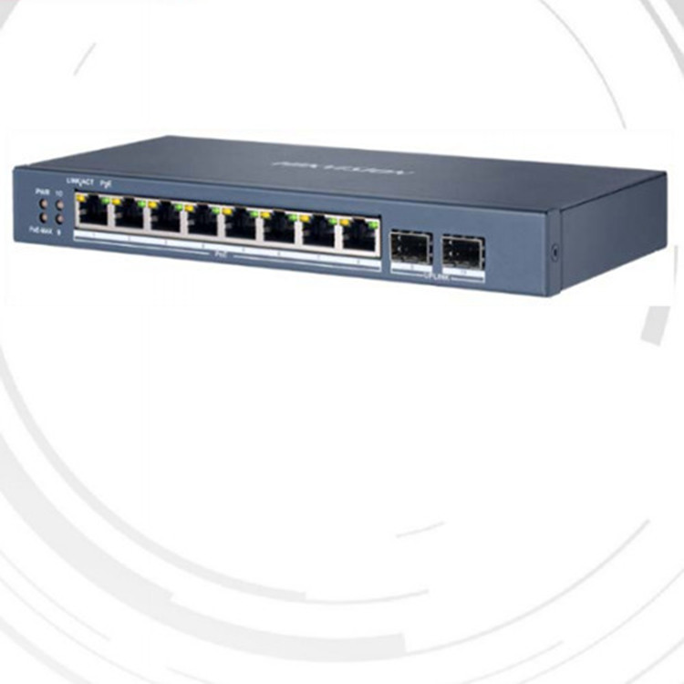 DS-3E1510P-E 海康威视8口轻网管千兆PoE交换机 海康云管APP管理