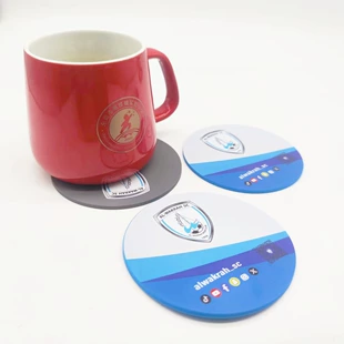 Круглая подставка под кружку PVC на заказ