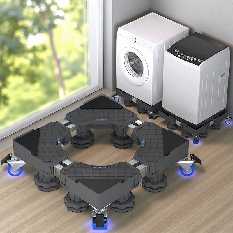 支持定制洗衣机底座托架波轮滚筒万向轮移动垫高脚架冰箱支架收纳