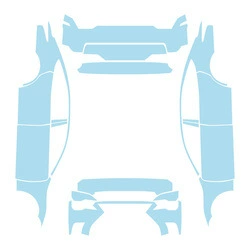 21-26 Models Lexus Ls Invisible Car Cover Tpu Pre-Cut Paint Protection Film Anti-Scratch (Car paint protective film) - transparent-tpu-lexus-ls