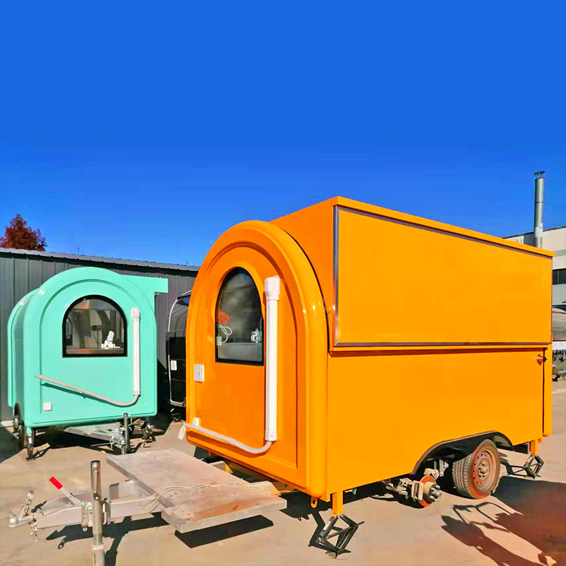 创业摆摊夜市餐饮车网红小吃摆摊夜市油炸烧烤车移动快餐车炸串车