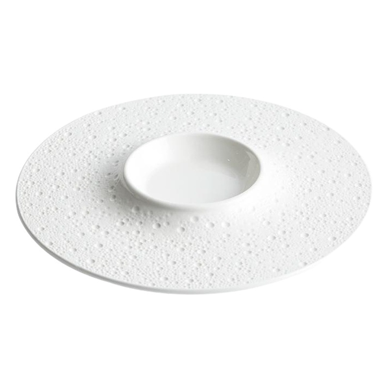 White Creative Western Food Dinner Plate Nordic French Food Artistic Cuisine Tableware Spaghetti Plate Hotel Dessert Plate