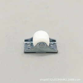 0.5英寸超静音抽屉滑轮直线脚轮定向尼龙滑轮地柜家具迷你小轮子