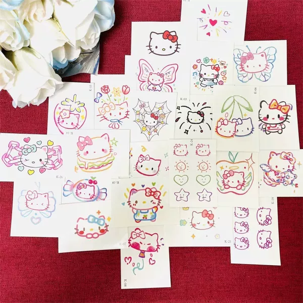 KT cat tattoo sticker