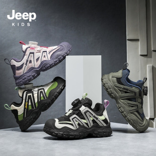 JeepͯЬ��ͯЬ��2025�＾�¿ͯ�\��ЬŮͯ�ܲ�Ь��ɫ��ĥЬ��