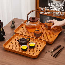 沥水托盘茶盘杯子托盘烧烤店户外茶几茶杯水杯长方形收纳盘