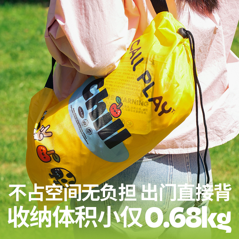 科答鴨音樂節充氣沙發戶外懶人空氣沙發單人便攜式露營充氣床坐墊