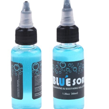 国境を越えたタトゥー消毒剤ブルーアルゴシアン小ボトル 40 ミリリットルブルーソープオリジナル液体タトゥーブルーアルゴシアンオリジナル液体工場直販オリジナル液体|undefined