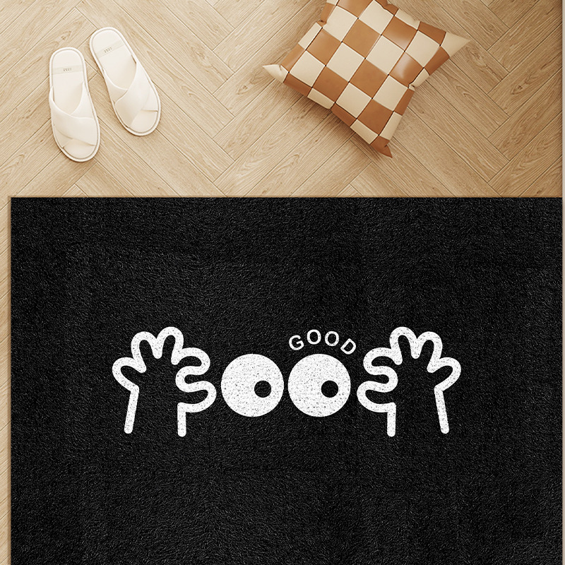 Cartoon-Style Entrance Silk Loop Mat for Dust Removal, Easy to Clean, Outdoor Dirt-Scraping Mat, Dust-Removing, Customizable Mat Cartoon-Style Entrance Silk Loop Mat for Dust Removal, Easy to Clean, Outdoor Dirt-Scraping Mat, Dust-Removing, Customizable Mat