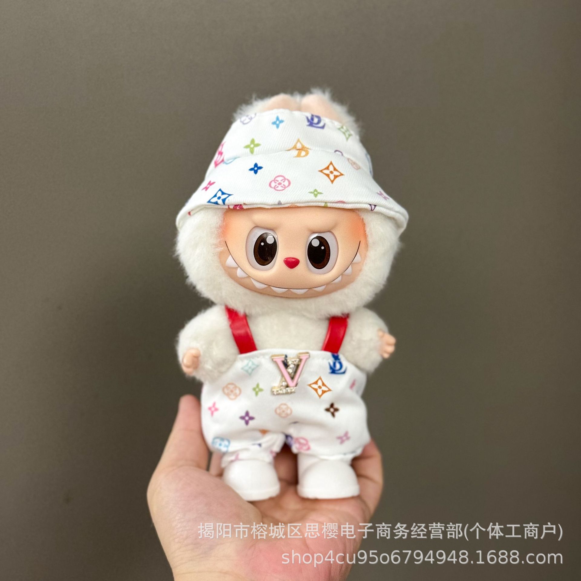 Ropa exclusiva para muñeco Labubu – prendas de peluche 17 cm, falda y traje para primera y segunda generación