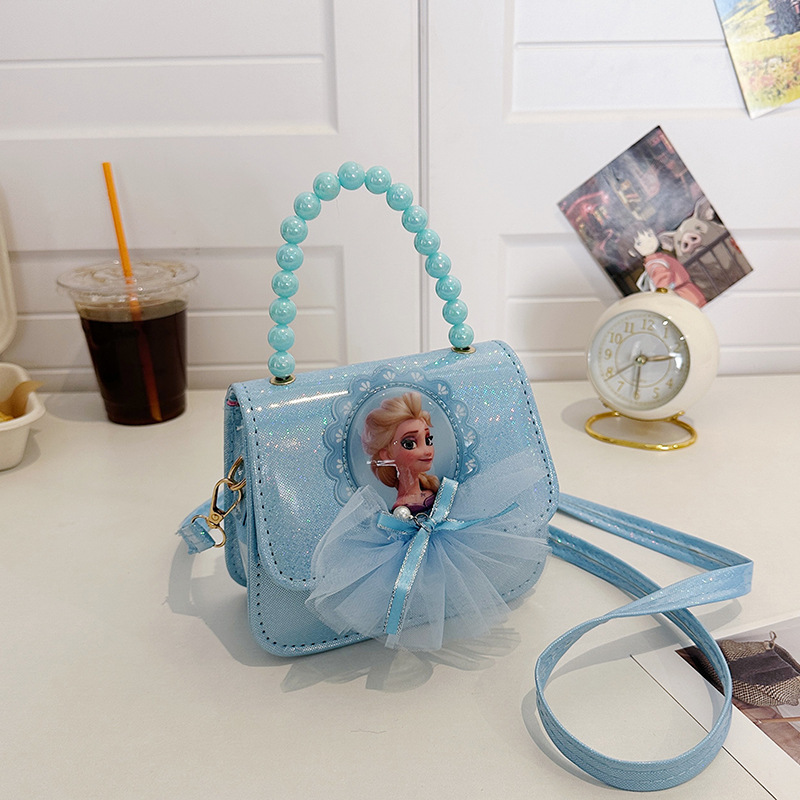 Bolsos de mochila para niños, princesa Aisha, bolsos de hombro de moda para niñas, bolsos de perlas para niñas.