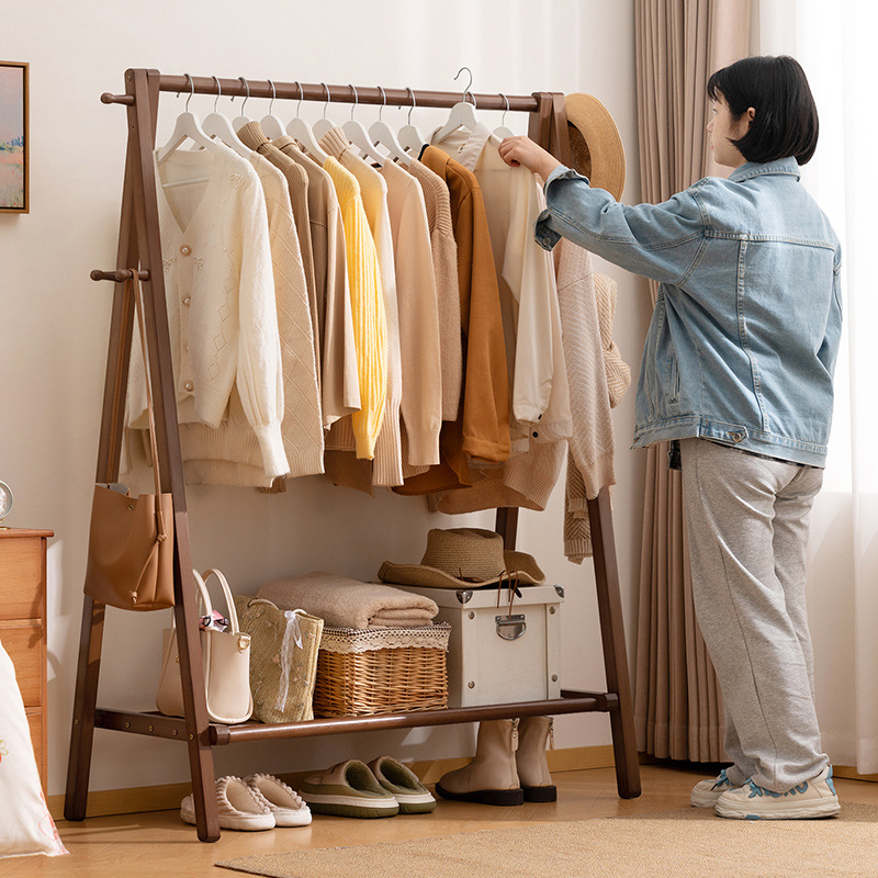 Simple Coat Rack, Rental House Clothes Rack, Floor-Standing Vertical Bedroom Clothes Rack, Household Simple Storage Clothes Rack, Wow